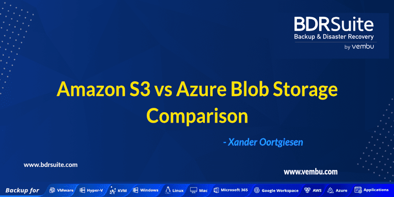 Amazon S3 және Azure Blob сақтау орны: салыстыру